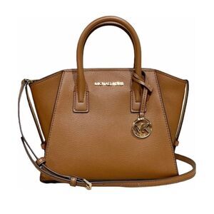 Michael Kors Avril Small Top Zip Satchel Crossbody MK Signature